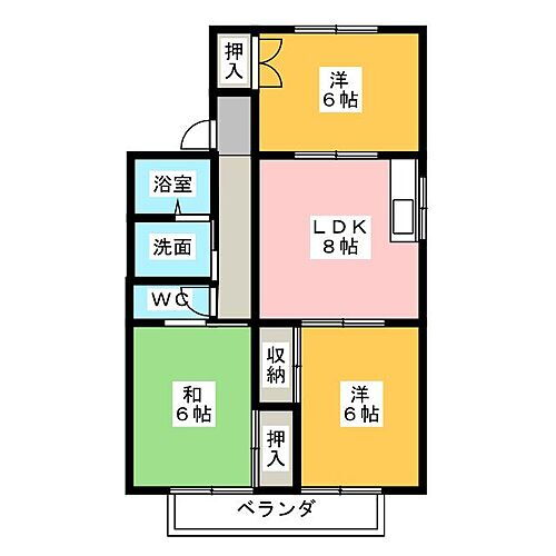 愛知県名古屋市西区歌里町 庄内緑地公園駅 3DK アパート 賃貸物件詳細