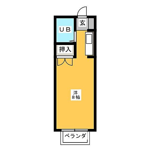 エステートピア浅井ＩＩ 1階 ワンルーム 賃貸物件詳細