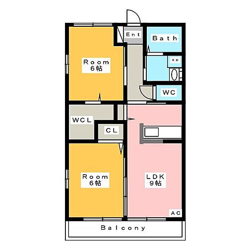 愛知県西尾市山下町東八幡山 西尾駅 2LDK アパート 賃貸物件詳細