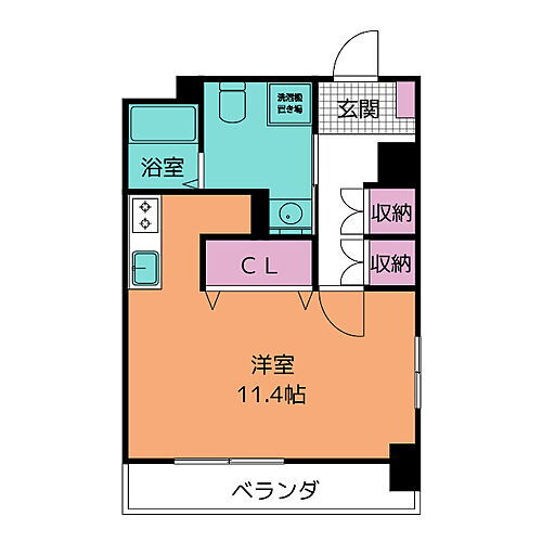 Ｌ－ＫＬＡＳＳＥ 4階 ワンルーム 賃貸物件詳細