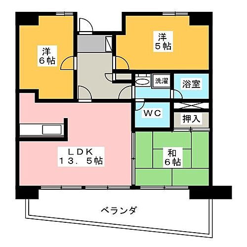 ビューフォート 3階 3LDK 賃貸物件詳細