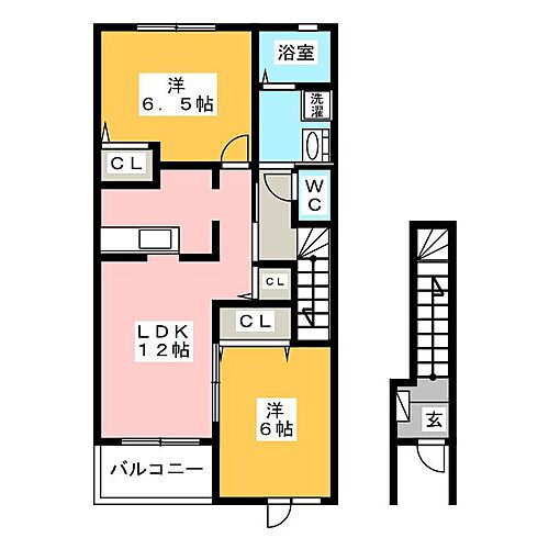 岐阜県羽島郡笠松町円城寺 2LDK アパート 賃貸物件詳細