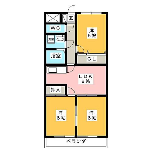 岐阜県岐阜市則武 3LDK マンション 賃貸物件詳細