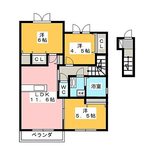 岐阜県岐阜市旦島2丁目 3LDK アパート 賃貸物件詳細