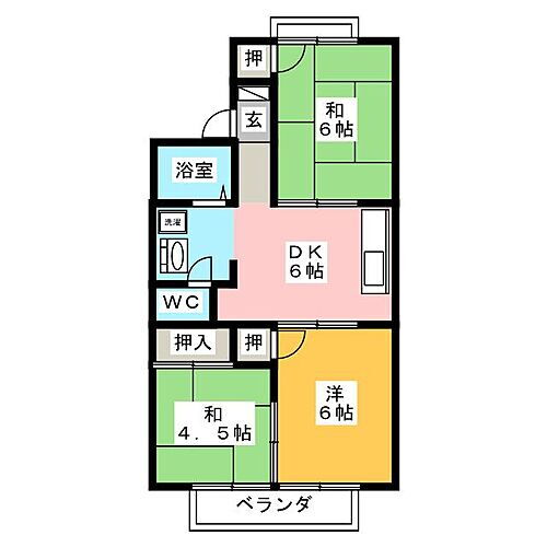 岐阜県岐阜市川部5丁目 3DK アパート 賃貸物件詳細