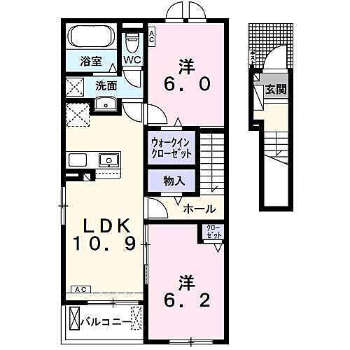 岐阜県不破郡垂井町表佐9-1 垂井駅 2LDK アパート 賃貸物件詳細