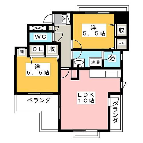 エスポア四日市 12階 2LDK 賃貸物件詳細