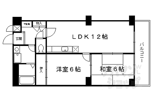 京都府京都市伏見区向島庚申町 観月橋駅 2LDK マンション 賃貸物件詳細