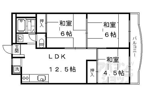 京都府京都市南区上鳥羽奈須野町 上鳥羽口駅 3LDK マンション 賃貸物件詳細