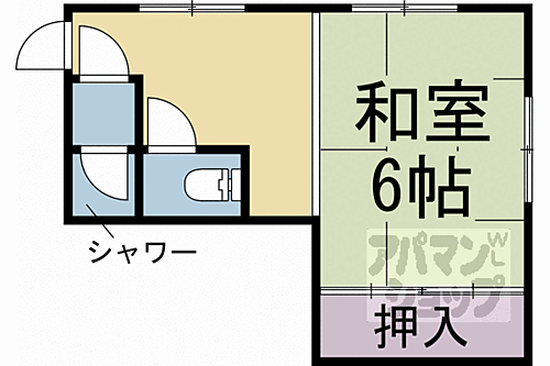 京都府京都市右京区谷口唐田ノ内町 賃貸アパート