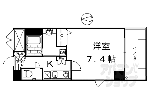 京都府京都市下京区木屋町通七条下る東入若宮町 京都駅 1K マンション 賃貸物件詳細