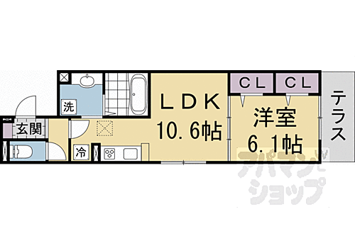 京都府京都市右京区太秦和泉式部町 花園駅 1LDK アパート 賃貸物件詳細