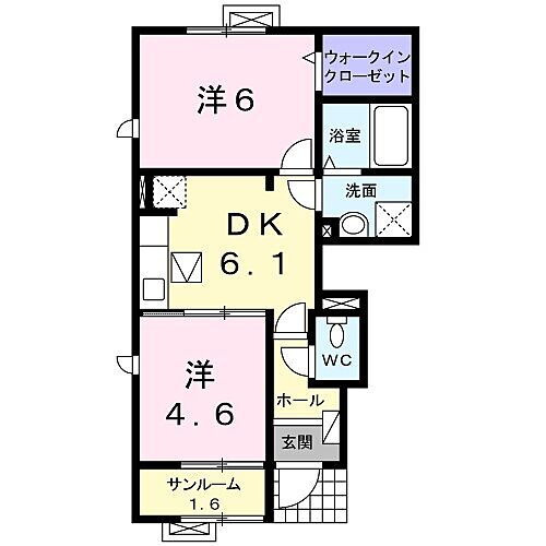 ファミールハウス　Ｘ 1階 2DK 賃貸物件詳細