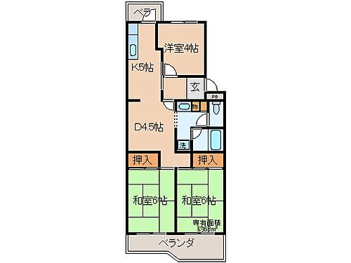 京都府京都市伏見区納所下野 賃貸マンション