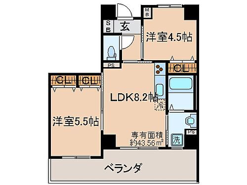 京都府京都市山科区東野中井ノ上町 東野駅 2LDK マンション 賃貸物件詳細