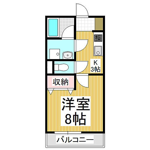 長野県飯田市宮の前 桜町駅 1K マンション 賃貸物件詳細