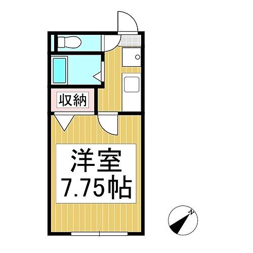 メゾンセリジール 3階 1K 賃貸物件詳細