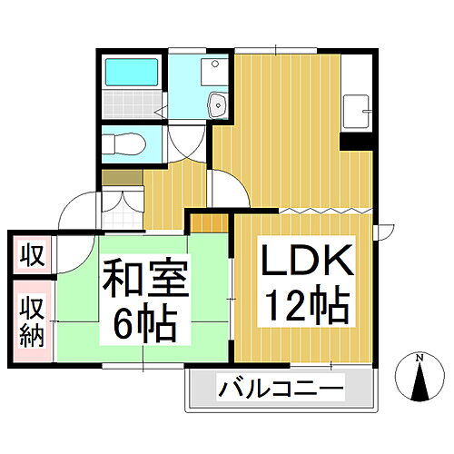 長野県長野市浅川押田 長野駅 1LDK アパート 賃貸物件詳細