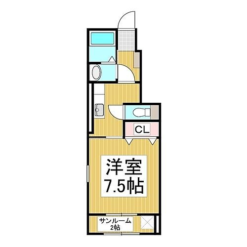グレイス・チェスタ　Ｂ 1階 1K 賃貸物件詳細