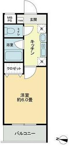 パピ中野ラウンジ 4階 1K 賃貸物件詳細