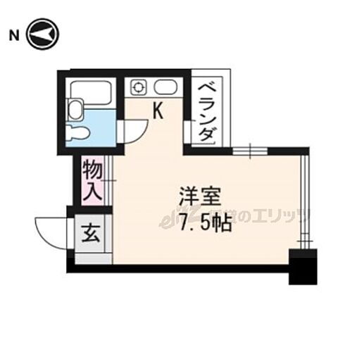 衣棚六六番館 2階 ワンルーム 賃貸物件詳細