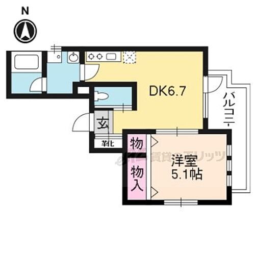 グレイス花園 1階 1DK 賃貸物件詳細