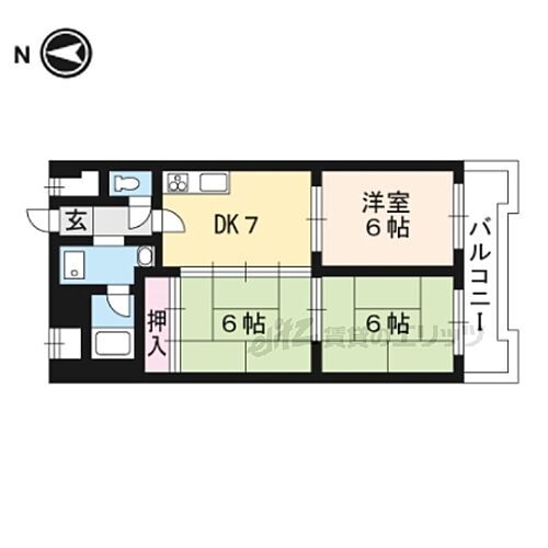 京都府京都市右京区西院高田町 西院駅 3DK マンション 賃貸物件詳細