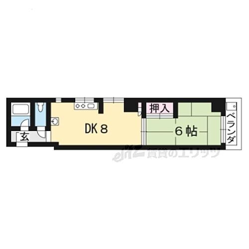 アサヒマンション 5階 1DK 賃貸物件詳細