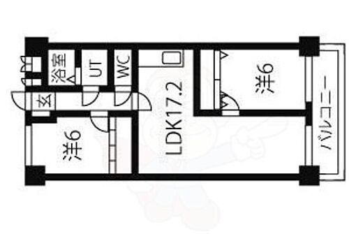 愛知県名古屋市昭和区御器所通3丁目18番 御器所駅 2LDK マンション 賃貸物件詳細