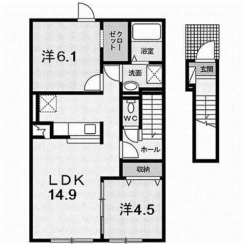 北海道旭川市永山四条２丁目 賃貸アパート