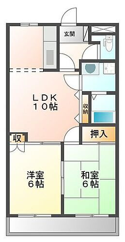 ピア・ルミナス２番館 1階 2LDK 賃貸物件詳細