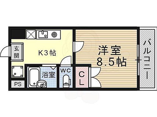 滋賀県草津市矢橋町 南草津駅 1K マンション 賃貸物件詳細