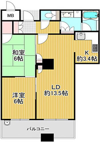 大阪府寝屋川市香里本通町 香里園駅 2LDK マンション 賃貸物件詳細