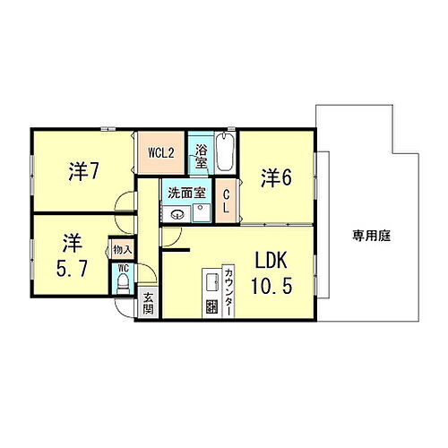 兵庫県明石市大久保町江井島 江井ヶ島駅 3LDK アパート 賃貸物件詳細