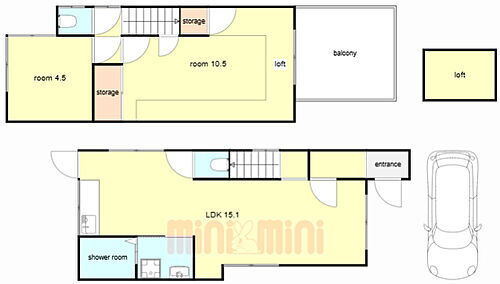 兵庫県西宮市東鳴尾町１丁目 賃貸一戸建て