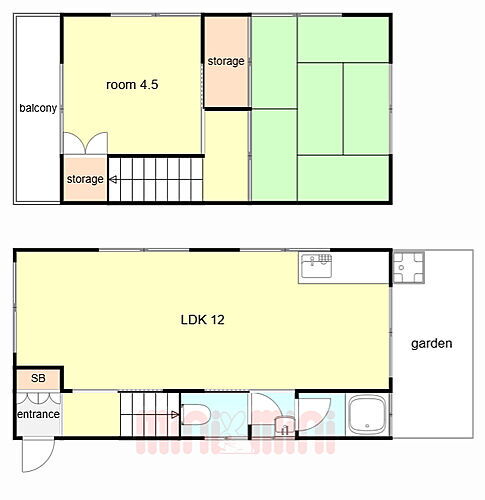 兵庫県西宮市笠屋町 テラスハウス