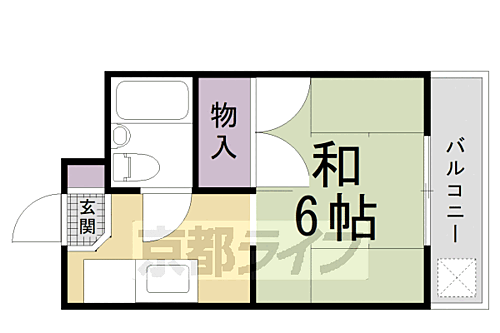 京都府京都市左京区田中上柳町 出町柳駅 1K マンション 賃貸物件詳細