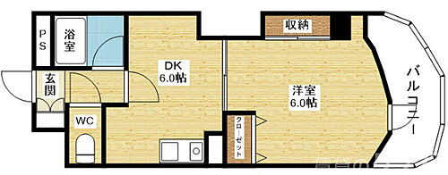 フォルム東三国 6階 1DK 賃貸物件詳細