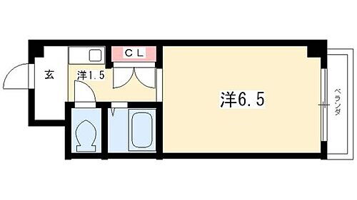 ヴァンテージ本陣 5階 1K 賃貸物件詳細