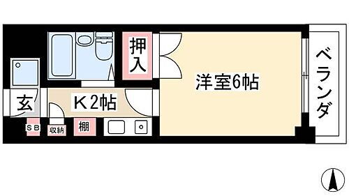 愛知県名古屋市中村区烏森町5丁目47 岩塚駅 1K マンション 賃貸物件詳細