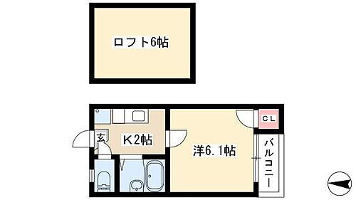 愛知県名古屋市中村区大秋町3丁目46-2 本陣駅 1K アパート 賃貸物件詳細