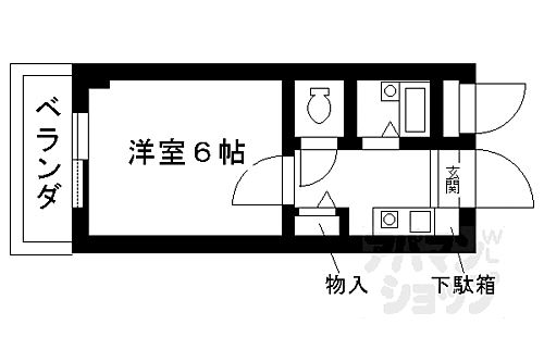 京都府京都市右京区西京極西池田町 西京極駅 1K マンション 賃貸物件詳細