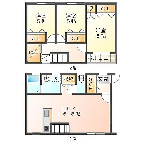 ＡＫＡＴＳＵＫＩ　　ＨＯＵＳＥ　Ｄ 3SLDK 賃貸物件詳細