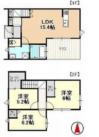 静岡県浜松市中央区和合町 テラスハウス