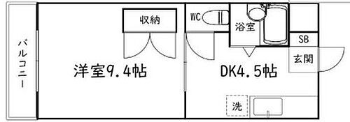 メゾンｄｅダイエー 3階 1DK 賃貸物件詳細
