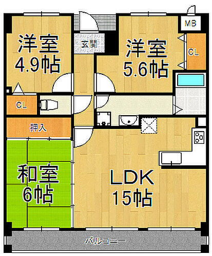 パセオ甲東 12階 3LDK 賃貸物件詳細