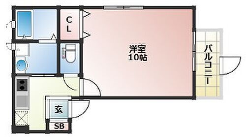 メゾン・ハクトー姫路駅前 2階 1K 賃貸物件詳細