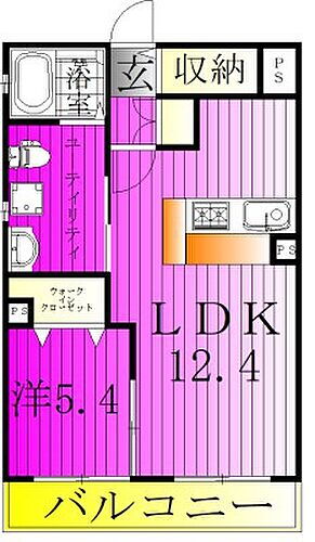 ＳＫビル七番館 2階 1LDK 賃貸物件詳細