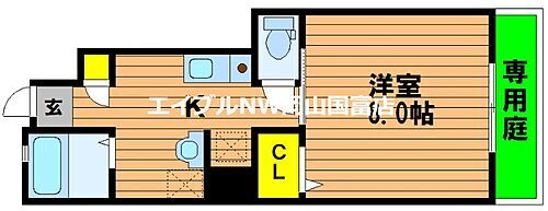 岡山県岡山市中区平井7丁目 東山岡電ミュージアム駅 1K アパート 賃貸物件詳細