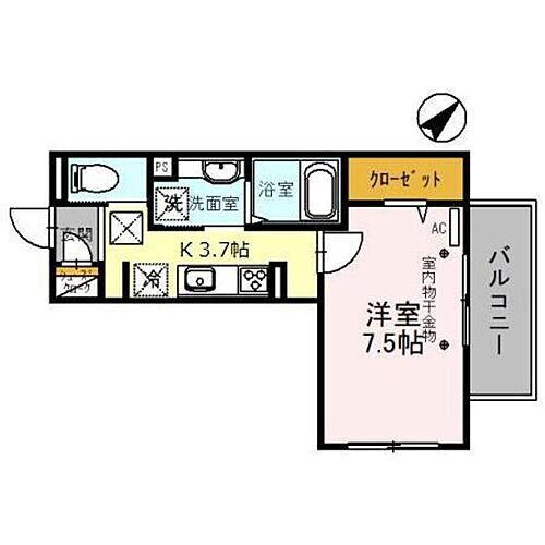 オペラハウス和田町 3階 1K 賃貸物件詳細